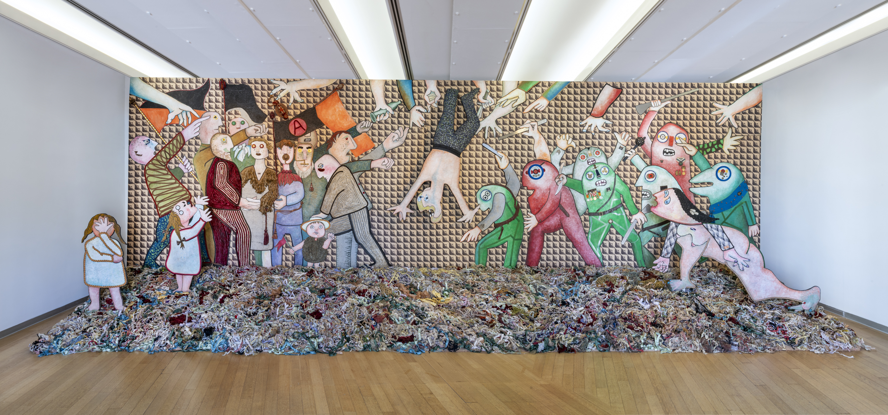 I funerali dell\'anarchico Pinelli di Enrico Baj