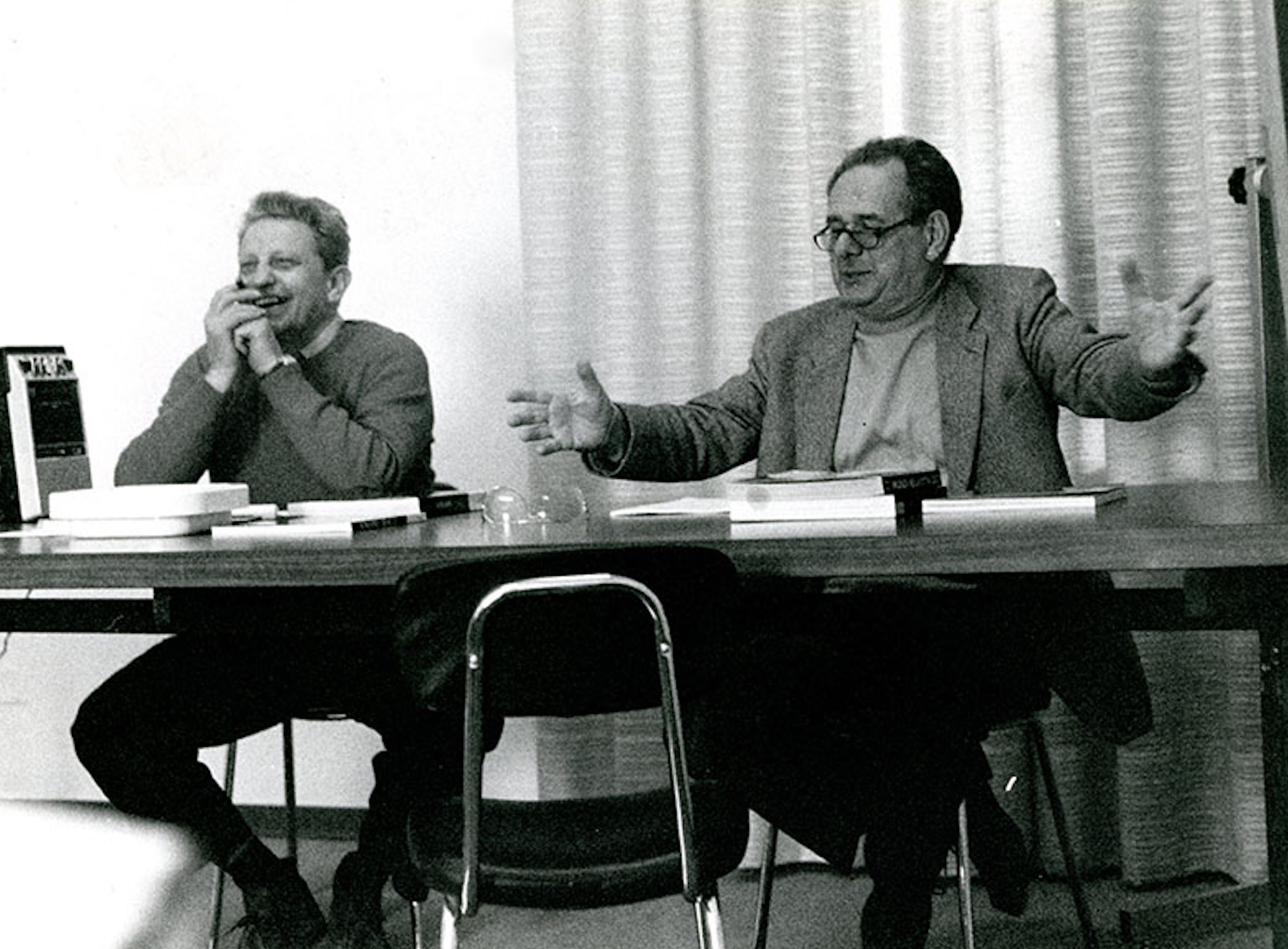 Enrico Crispolti, Francesco Somaini -Università  degli Studi di Siena 1989 © Archivio Enrico Crispolti .jpg