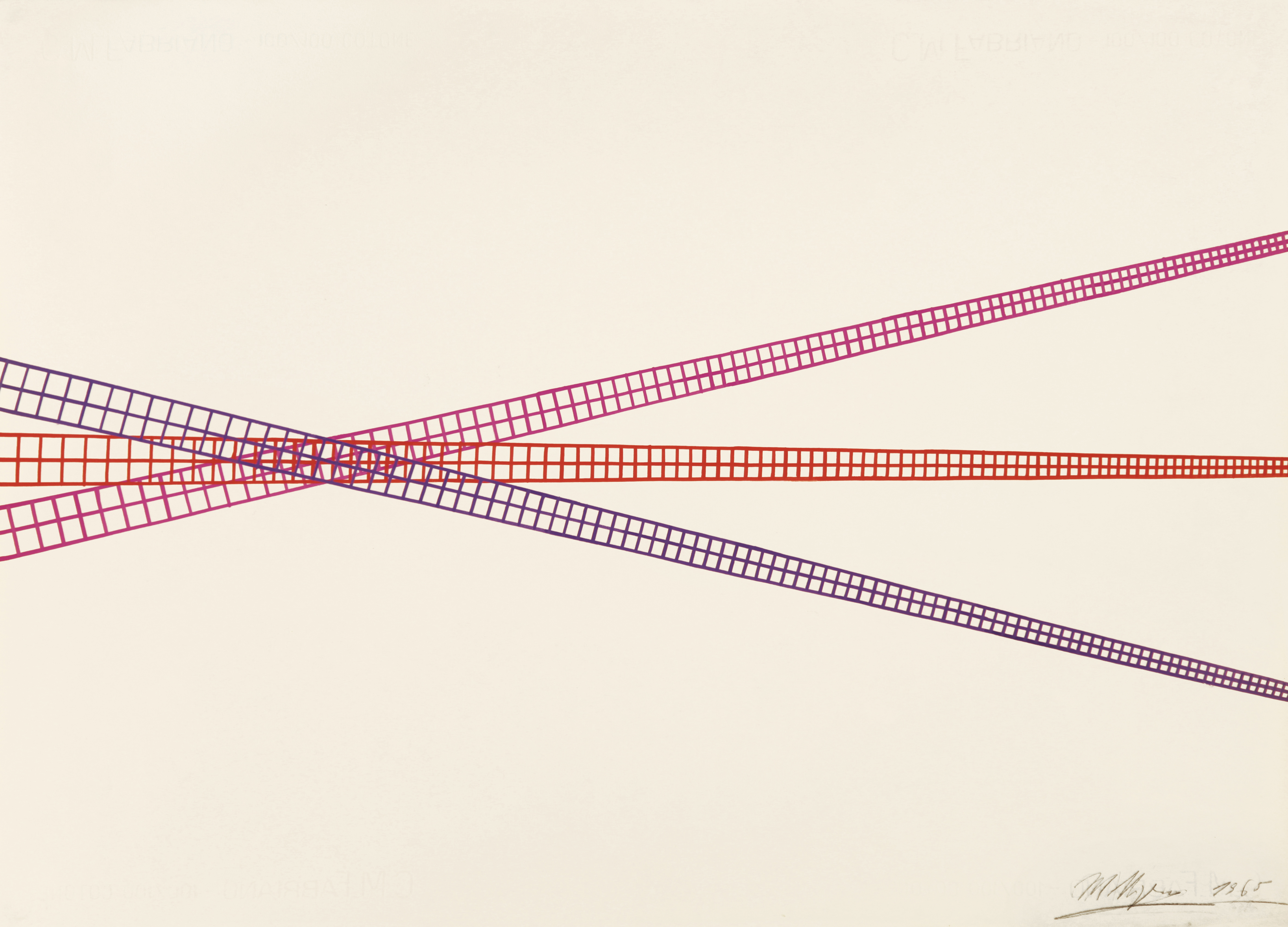 Mario Nigro, Progetto per il tempo totale, 1965